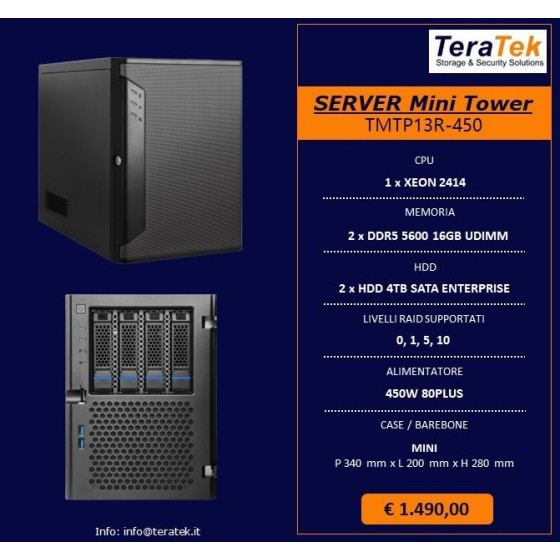 OFFERTA SERVER Mini ITX